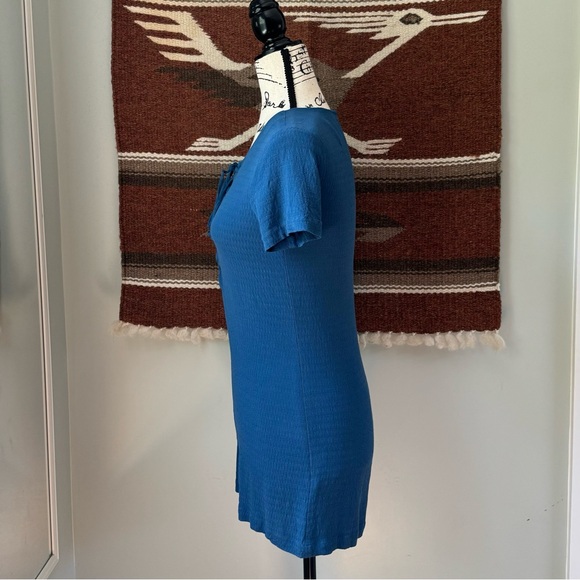 Reformation Corson Teal Lace Up Romper - Picture 6 of 14